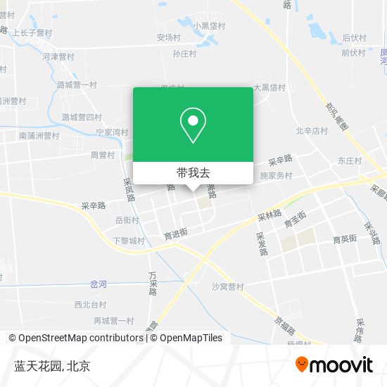 蓝天花园地图