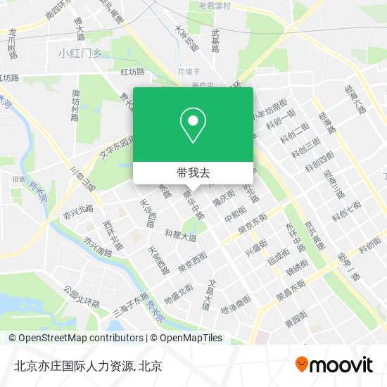 北京亦庄国际人力资源地图