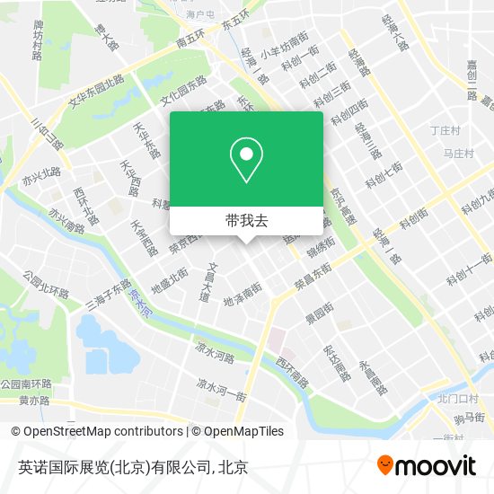 英诺国际展览(北京)有限公司地图