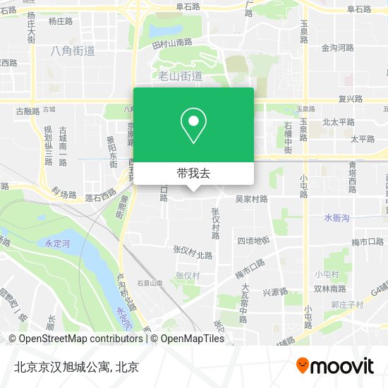 北京京汉旭城公寓地图