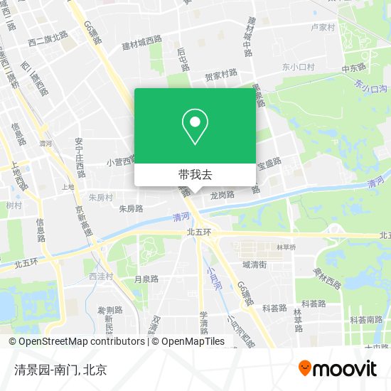 清景园-南门地图