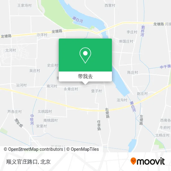 顺义官庄路口地图