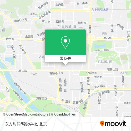东方时尚驾驶学校地图