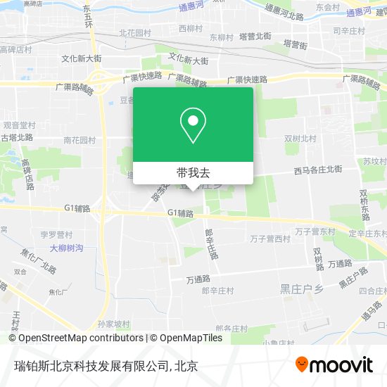 瑞铂斯北京科技发展有限公司地图