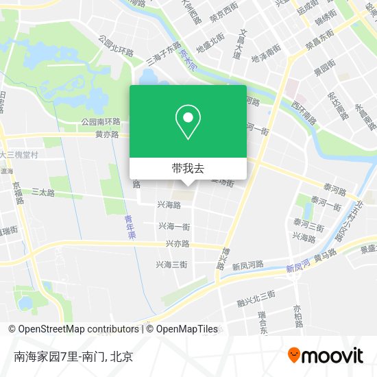 南海家园7里-南门地图