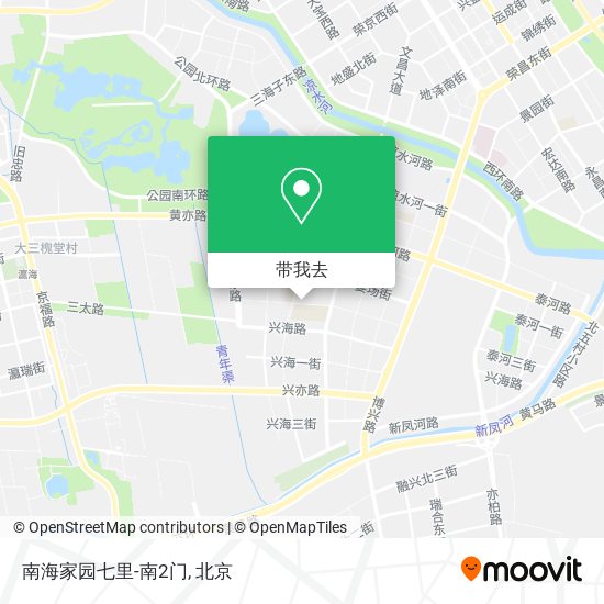 南海家园七里-南2门地图