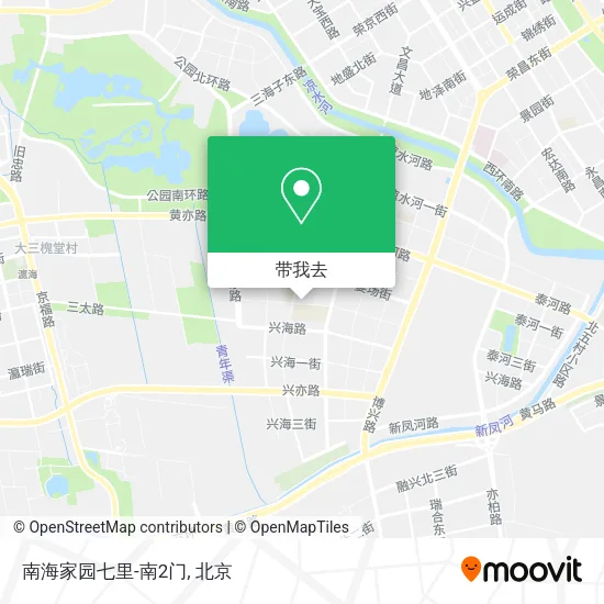 南海家园七里-南2门地图