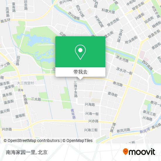 南海家园一里地图