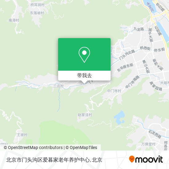 北京市门头沟区爱暮家老年养护中心地图