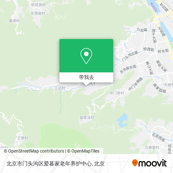 北京市门头沟区爱暮家老年养护中心地图