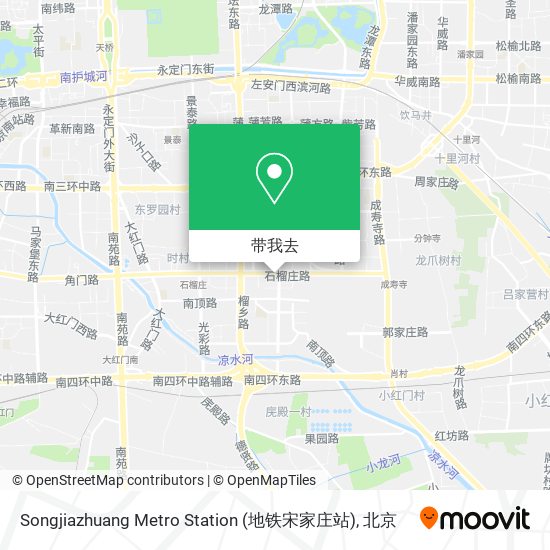 Songjiazhuang Metro Station (地铁宋家庄站)地图