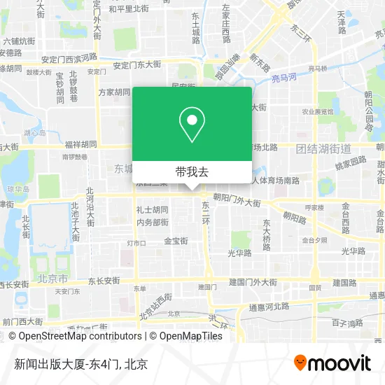 新闻出版大厦-东4门地图
