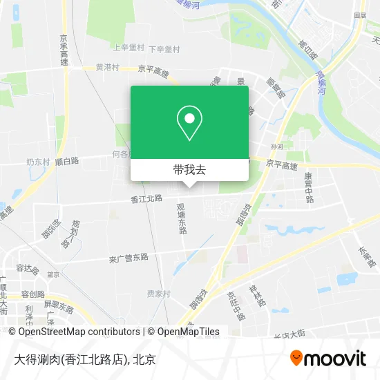 大得涮肉(香江北路店)地图