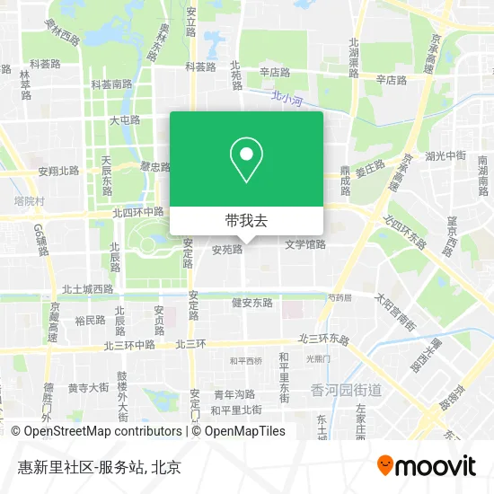 惠新里社区-服务站地图