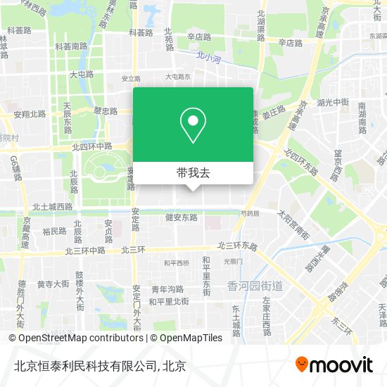 北京恒泰利民科技有限公司地图