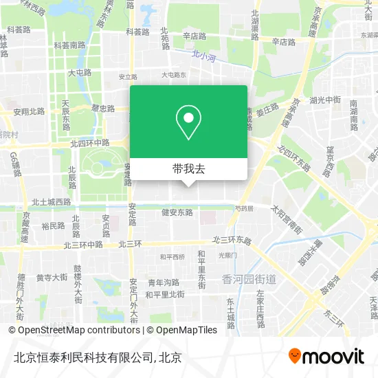 北京恒泰利民科技有限公司地图