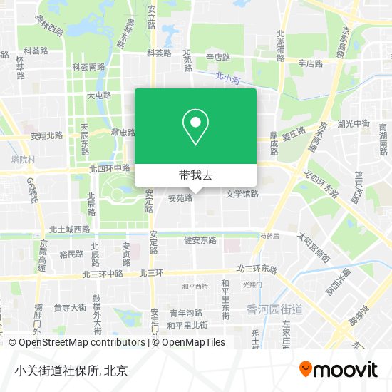 小关街道社保所地图