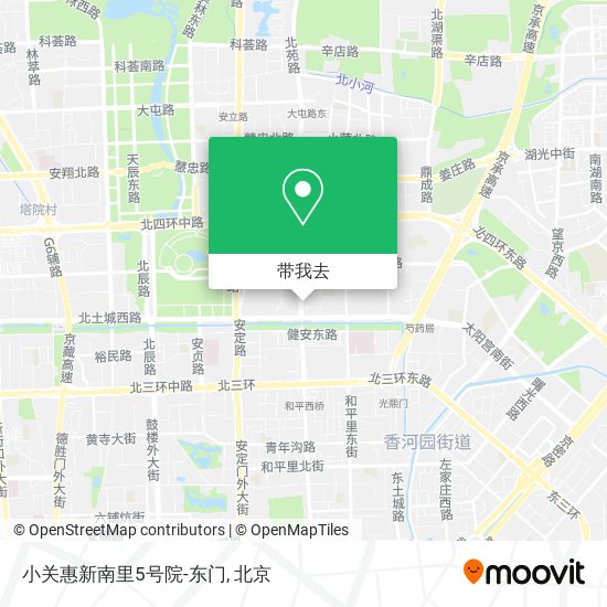 小关惠新南里5号院-东门地图
