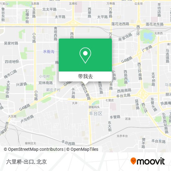 六里桥-出口地图