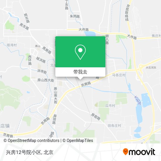 兴房12号院小区地图