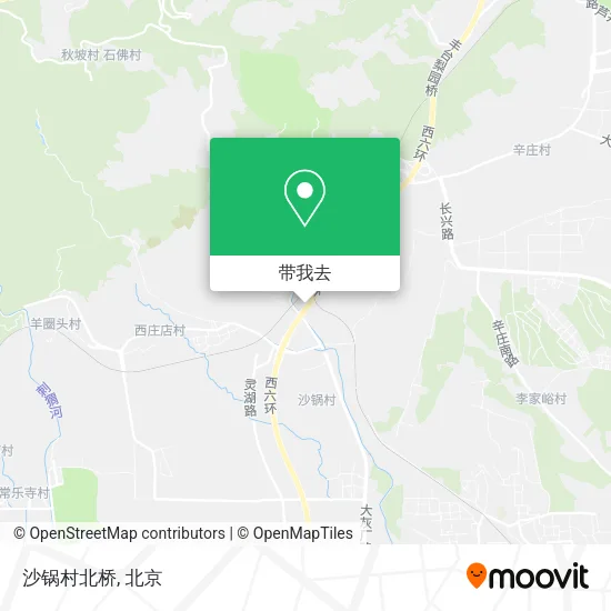 沙锅村北桥地图