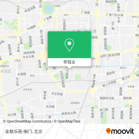 金都乐苑-南门地图