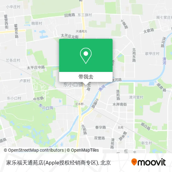 家乐福天通苑店(Apple授权经销商专区)地图