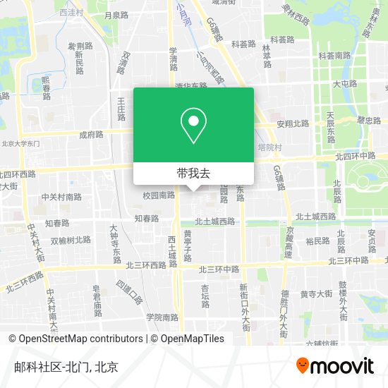 邮科社区-北门地图