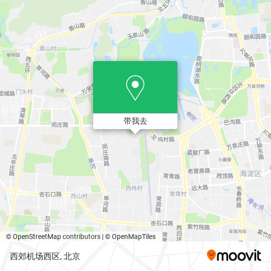 西郊机场西区地图
