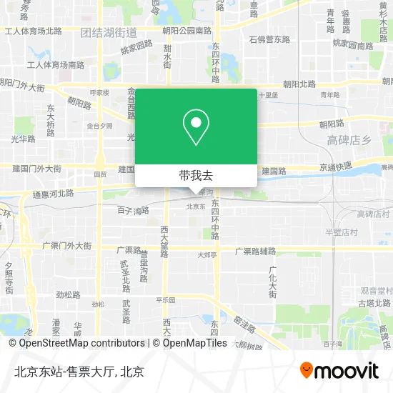 北京东站-售票大厅地图