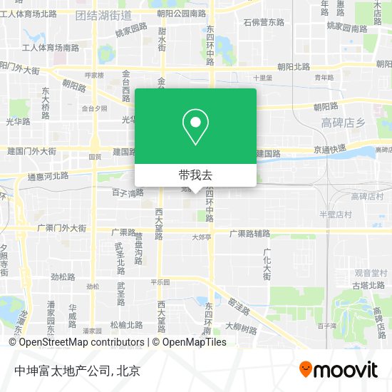 中坤富太地产公司地图