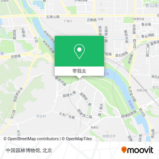 中国园林博物馆地图