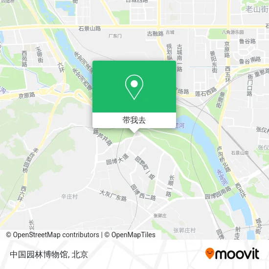 中国园林博物馆地图