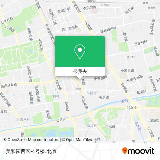 美和园西区-4号楼地图