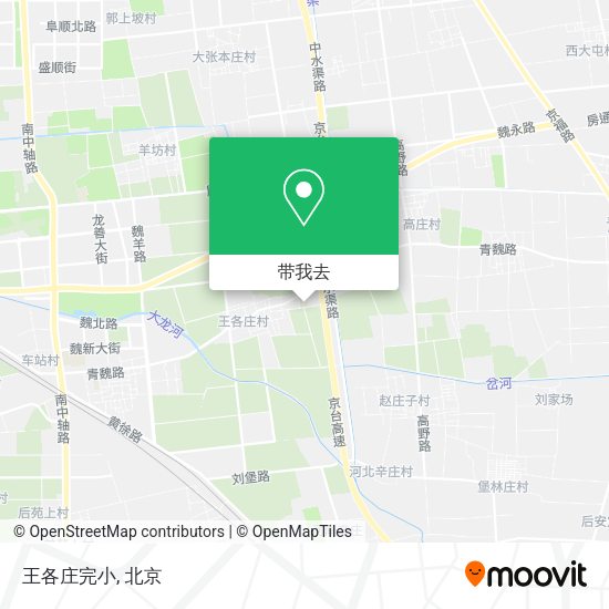 王各庄完小地图