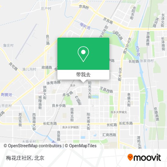 梅花庄社区地图