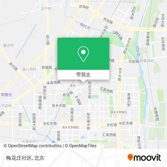 梅花庄社区地图