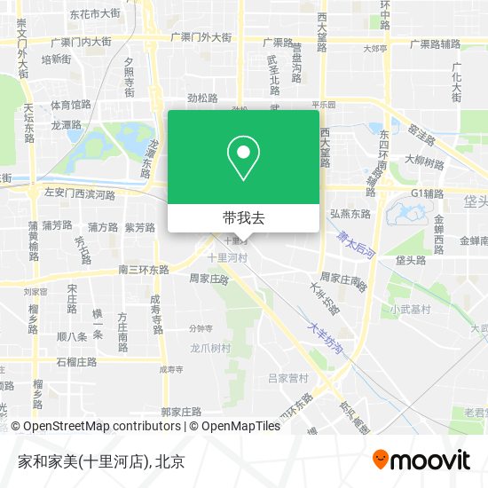 家和家美(十里河店)地图