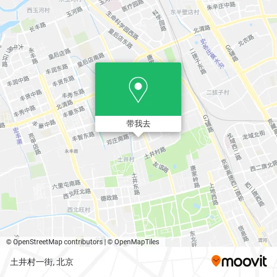 土井村一街地图