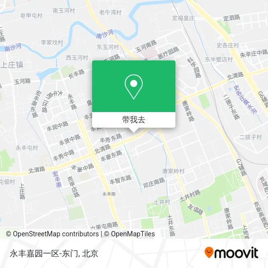 永丰嘉园一区-东门地图