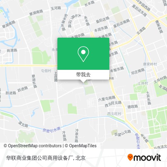 华联商业集团公司商用设备厂地图