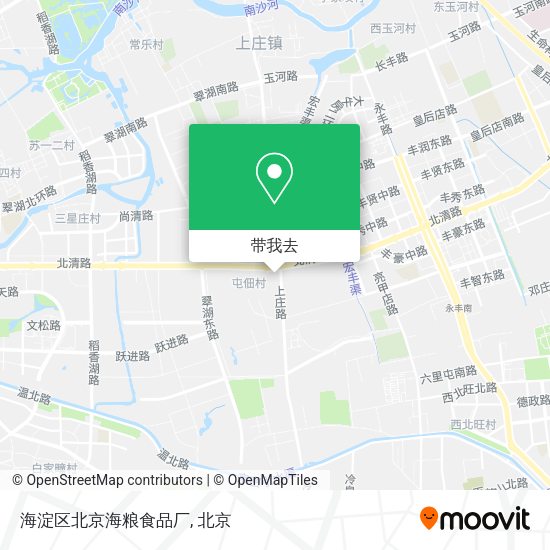 海淀区北京海粮食品厂地图