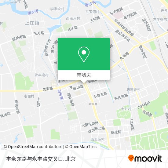 丰豪东路与永丰路交叉口地图