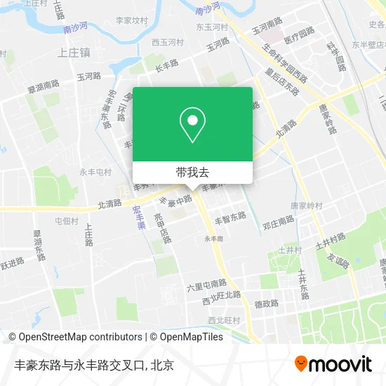 丰豪东路与永丰路交叉口地图