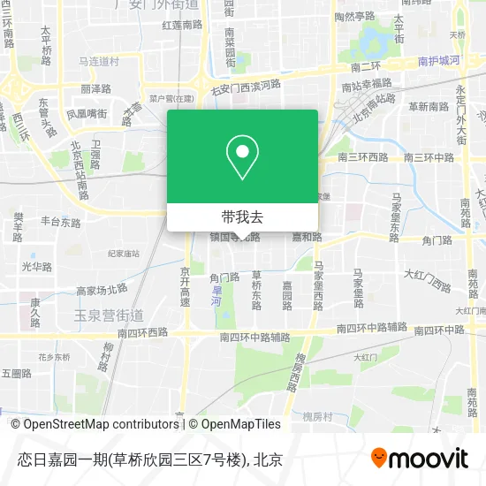 恋日嘉园一期(草桥欣园三区7号楼)地图