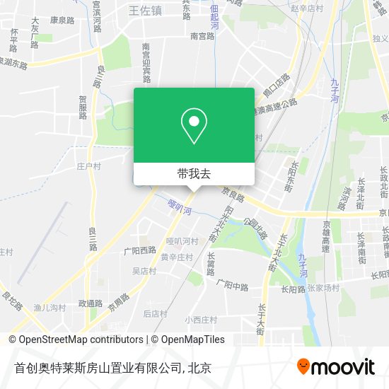 首创奥特莱斯房山置业有限公司地图