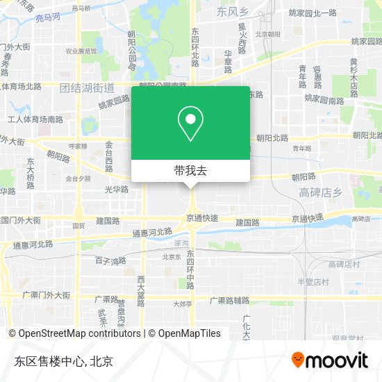 东区售楼中心地图