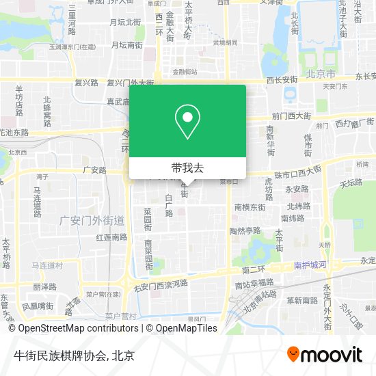 牛街民族棋牌协会地图