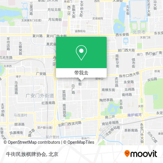 牛街民族棋牌协会地图
