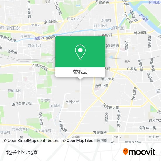 北探小区地图